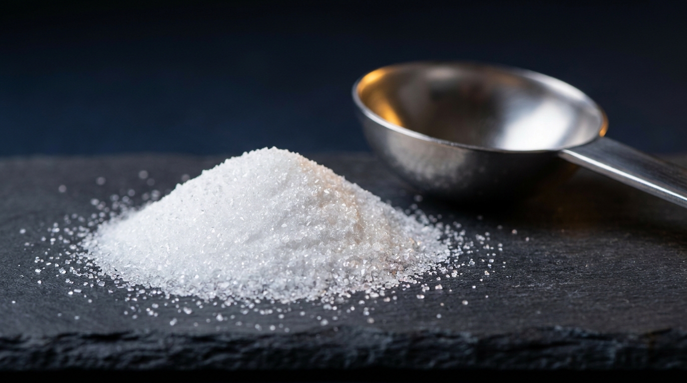 Fine white crystalline sodium gluconate powder, CAS 527-07-1