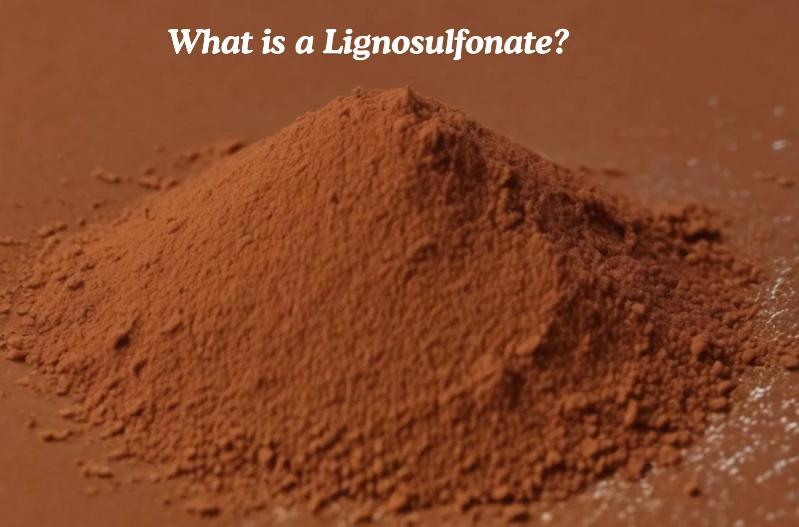 What is a Lignosulfonate?