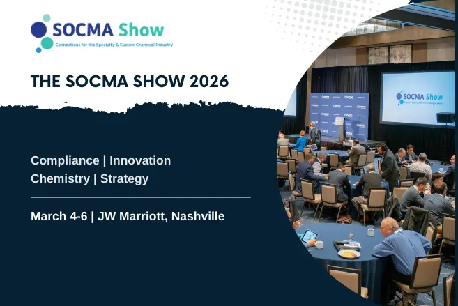 SOCMA Show 2026 Nashville: Specialty Chemicals Industry Innovations & Regulatory Updates
