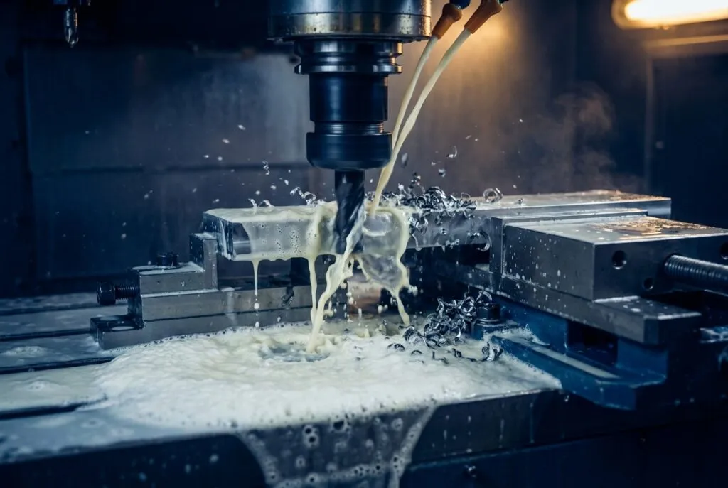 Machine Coolant Foaming Over? Causes, the Fix, and the Fisheye Trap