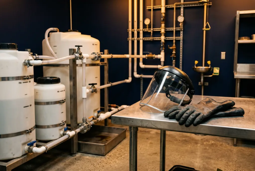 Storing and Handling Hydrofluoric Acid: Compatible Materials, PPE, and Exposure Limits