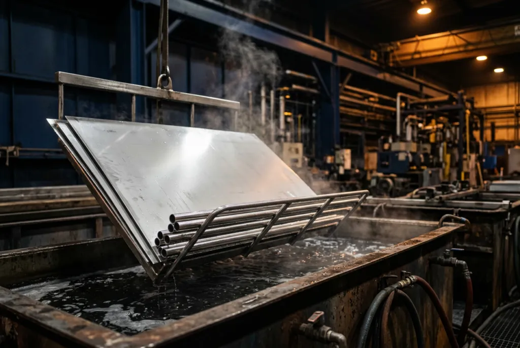 Pickling Stainless Steel and Superalloys with HF-Nitric Acid: Ratios and Scale Removal