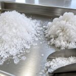 Bulk ammonium bifluoride pulls in water above 50% humidity, so size the lot to your usage