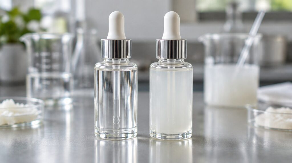 Phenyl trimethicone vs dimethicone: gloss or slip, and why swapping them fails the bench