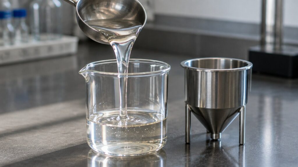 Silicone oil’s CAS number does not fix its viscosity, and the viscosity decides the job